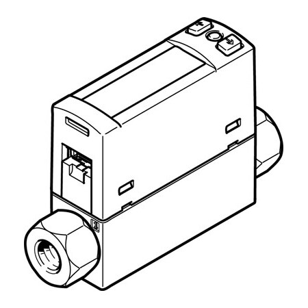 Festo Flow Sensor SFAH-50U-G18FS-PNLK-PNVBA-M8 SFAH-50U-G18FS-PNLK-PNVBA-M8